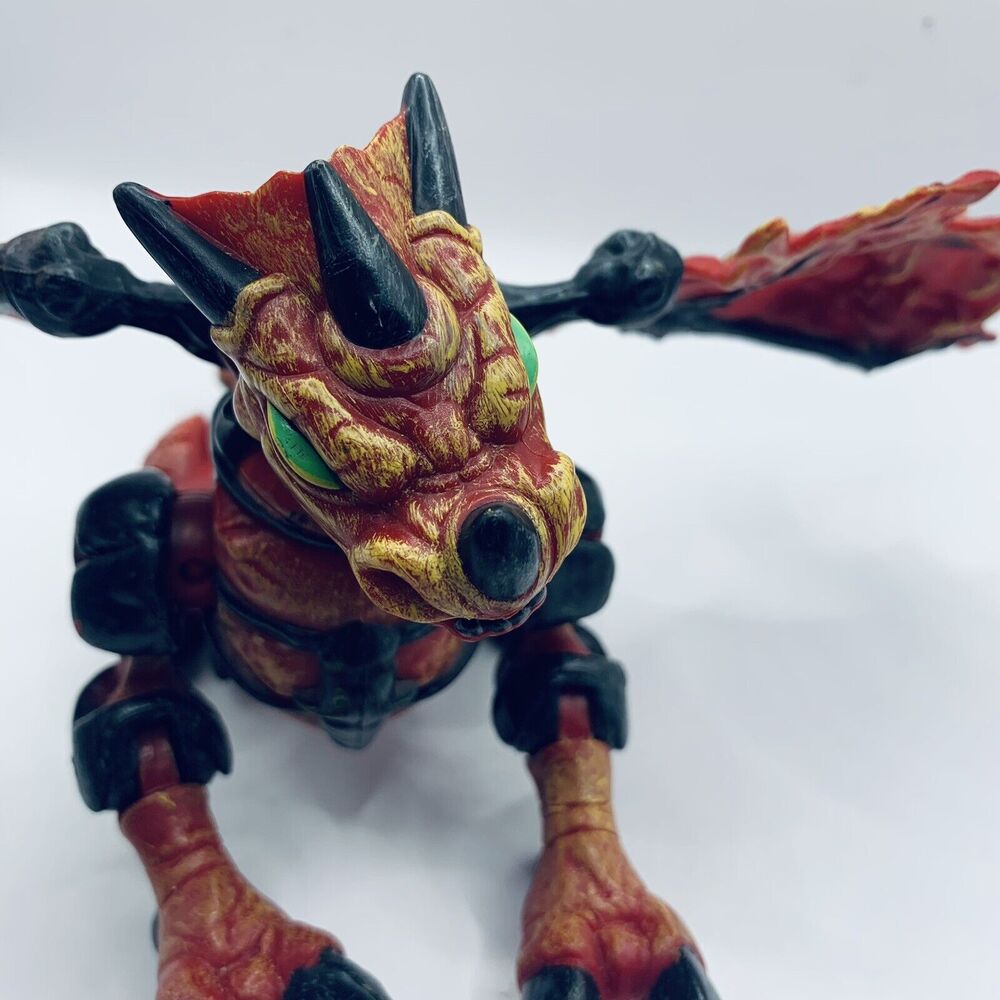 Mega Bloks Fire And Ice Dragon Figure Flame 9874